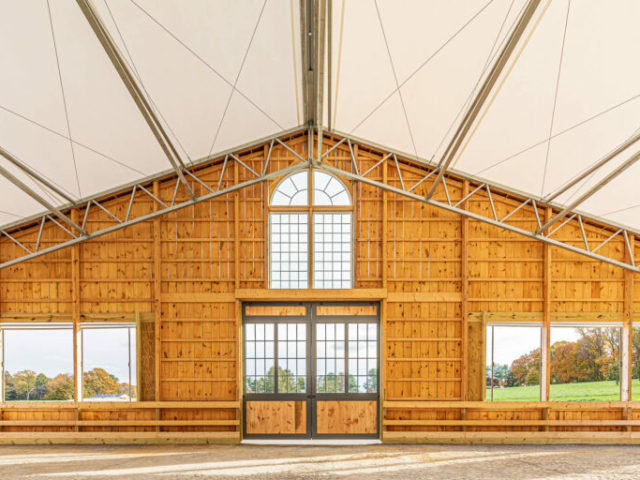 fabric barns for horses riding in pa